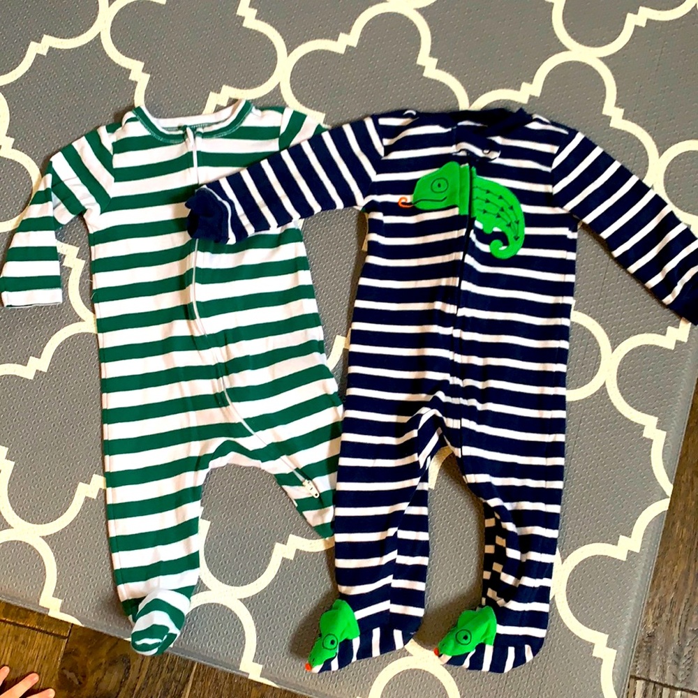 Pjs Deal!! Two footie Pajamas